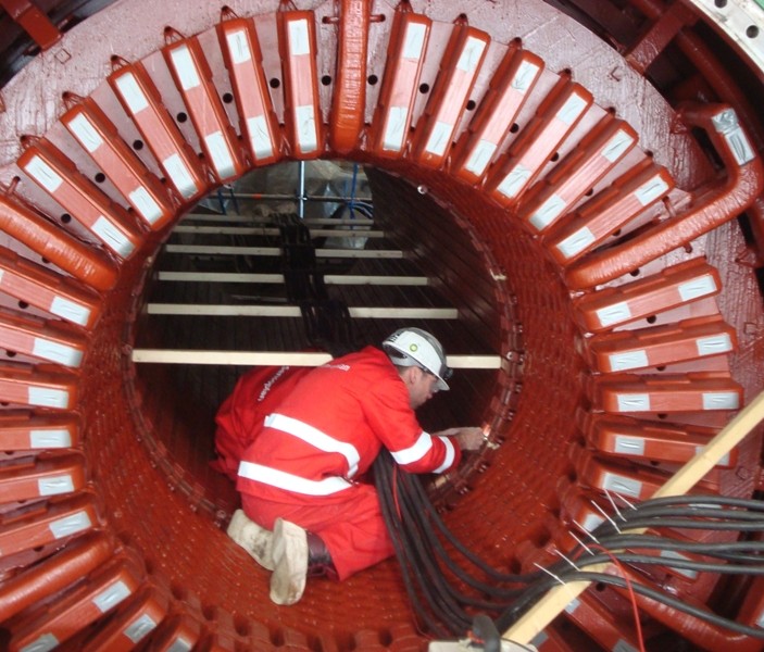 Stator core induction test Pon Energy Rental